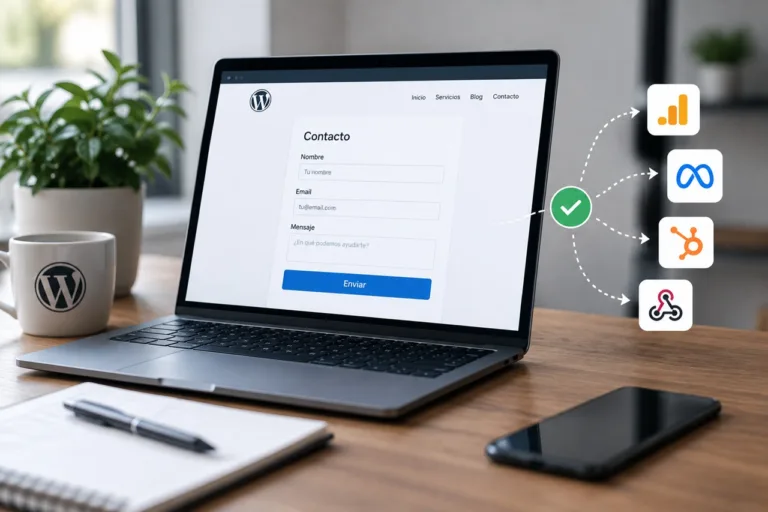 Registro de conversiones de formularios personalizados en WordPress