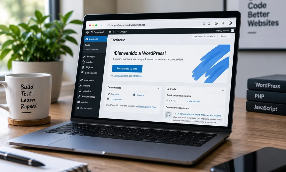 WordPress Playground para probar código sin modificar una web en producción